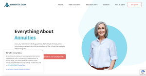 home page of annuity.com